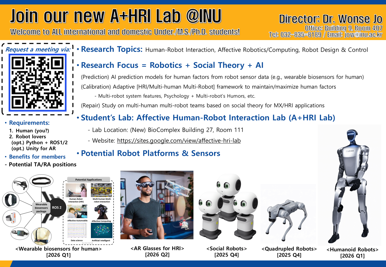 Affective Human-Robot Interaction Lab. 대표이미지